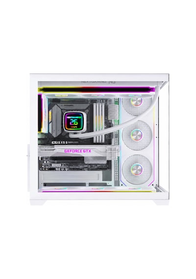 Alpha Royal 7x Argb Fan Kumanda Ve Kontrolcü Atx Boş Bilgisayar Kasası Beyaz