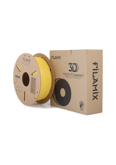Filamix Sarı Pla Mat Filament 1.75mm 1 Kg