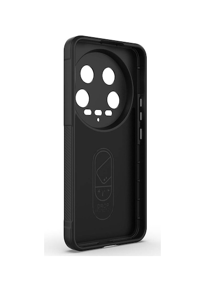 Xiaomi Mi 14 Ultra Kılıf Esnek Tpu Oyuklu Arka Yüzey Tasarımlı Zore Etnik Silikon Kapak Kırmızı