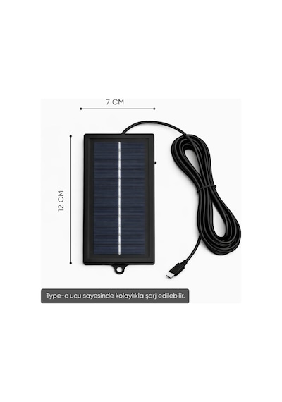 Şarj Edilebilir Kamp Lambası - Wison - Solar Şarjlı Ws-688 Çok Renkli