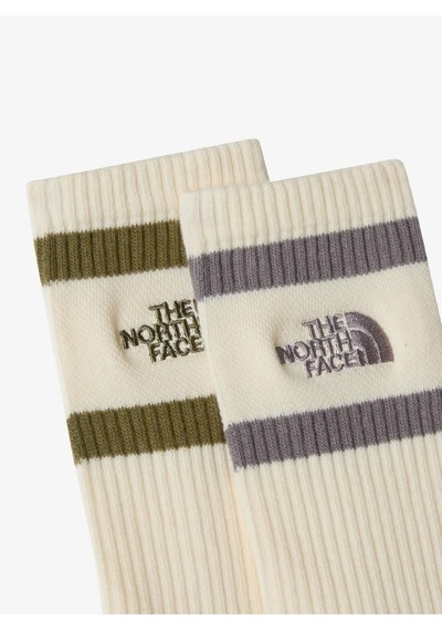 The North Face Nf0a8egn-le7 Calze Al Polpaccio Everyday Heritage Stripe Çorap Beyaz