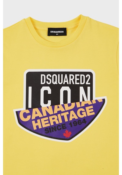 Dsquared2 Çocuk T Shirt Dq0244-d002f Yellow Sarı