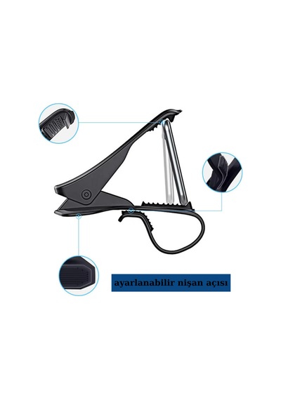 Autokit Telefon Tutacağı Araç Göğsü Gösterge Panaline Ve Masaüstüne Geçmeli Telefon Tutucu Pratik Dayanıklı Fa1-835 1 Adet