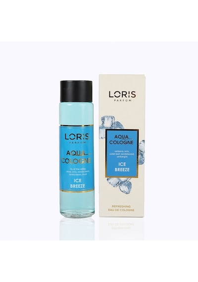 Loris Ice Breeze Cam Şişe Kolonya 180 ML