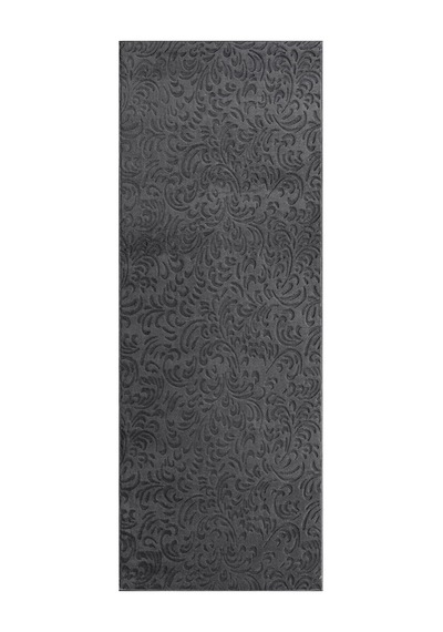 Plato Halı Opqo Sarmaşık Premium Oturma Odası, Salon, Antre, Yıkanabilir Polyester Kaymaz Taban Antrasit Halı