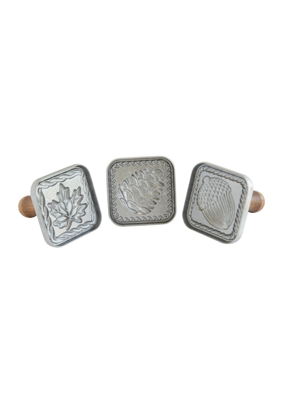 Nordicware Sonbahar Ormanı Kurabiye Damgası - Gümüş