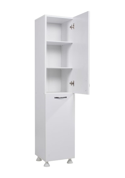 Nesse Kirli Çamaşır Sepetli Çok Amaçlı Banyo Dolabı Beyaz Nesse Kirli Çamaşır Sepetli Çok Amaçlı Banyo Dolabı Beyaz
