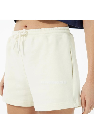 Stba Soon To Be Announced Essentials Women's Short Kadın Pamuk Şort Krem