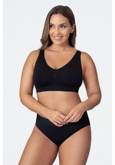 Limira Limbus Model Göğüs Dikleştirici Spor Kalın Asklı Pedli Sütyen Korse Siyah Renk Ten