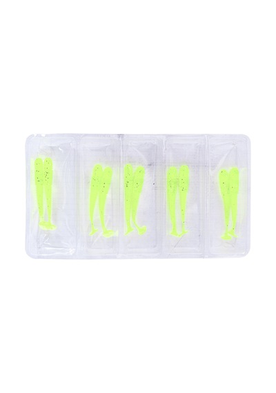 Silikon Kurt Yem - 1,1g 55mm - Fishack Wormix - 1 Adet - Uv - Fluo Green