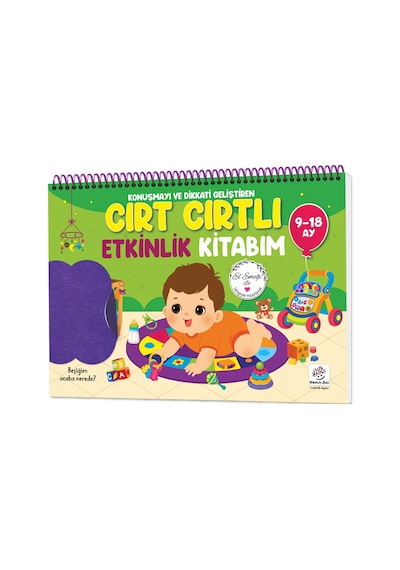 9-18 Ay Cırt Cırtlı - Keçeli Etkinlik Kitabım