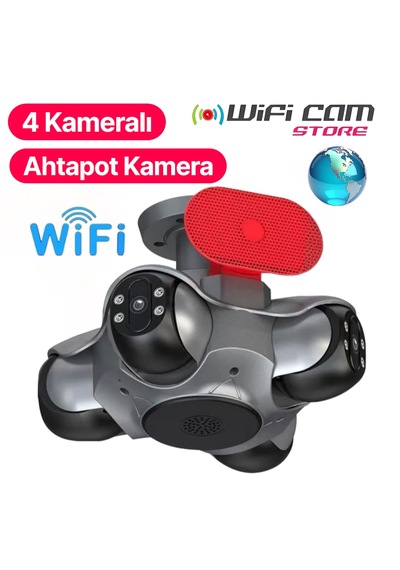 4 Kameralı Ahtapot Wifi Ptz Kamera