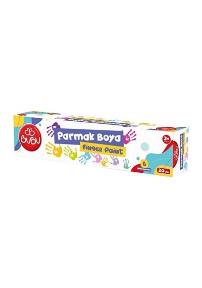 Bubu Parmak Boyası Fosforlu 6 Renk X 20 Ml Karışık