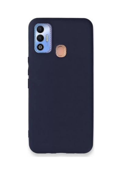 Spark 7t Kılıf First Silikon - Lacivert
