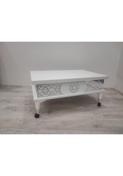 Aras 5 Kademeli Tekerlekli Akıllı Sihirli Orta Sehpa 60x90 Aras 5 Kademeli Tekerlekli Akıllı Sihirli Orta Sehpa 60x90