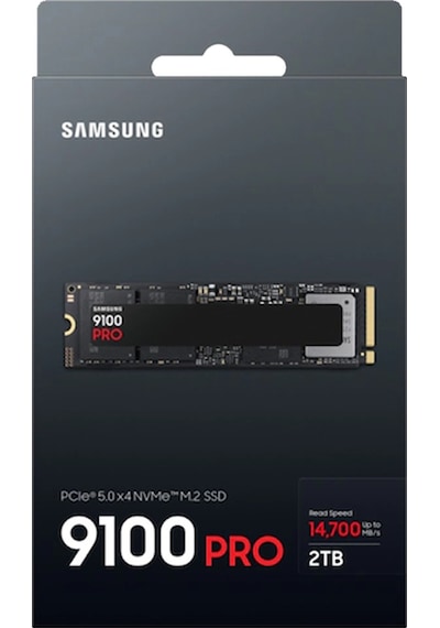 Samsung Mz-vap2t0bw, 9100 Pro, 2tb, 14700/13400, Gen5, Nvme Pcıe M.2 2280, Ssd Türkiye Distribütörü Garantili