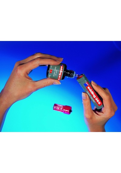 Edding Bt 30 Beyaz Yazı Tahtası Kalemi Yedek Mürekkebi - Siyah - 30ml