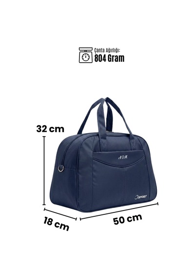 Vıatox Adm 01 Orta Boy Unisex Seyahat&spor El Valizi Lacivert