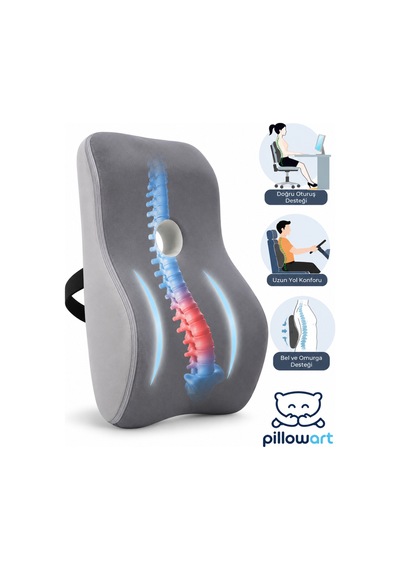 Ergonomik Bel Desteği - Visko Sırt Minderi Bel Yastığı