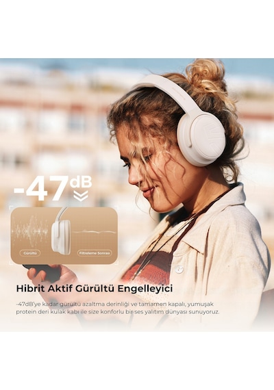 Soundpeats SPACE PRO Hi-res Bluetooth 5.4 Kablosuz Kulak Üstü Kulaklık