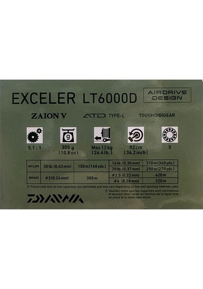 Daiwa Exceler 23 Lt 6000 D Olta Makinesi