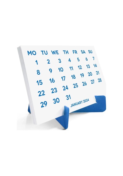 2027 Takvimi, 2027 Masa Takvimi Mavi Renk, 2027 Calendar, 2027 Desk Calendar Blue Color