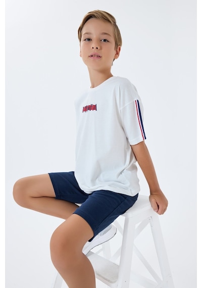U.s. Polo Assn. Erkek Çocuk Beyaz Bermuda Takım 5274-49764 Beyaz