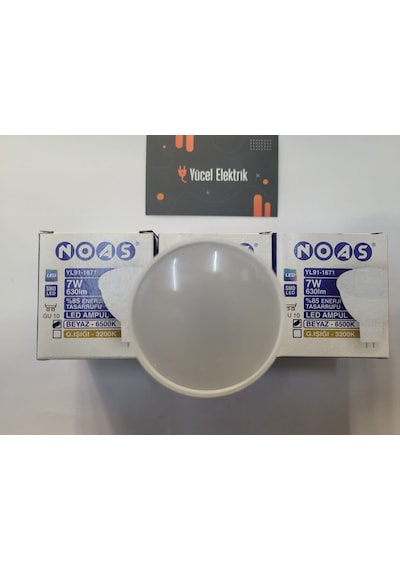 Noas 7 Watt Mr16 G5.3 Led Beyaz Işık Çanak Ampul 10 Adet
