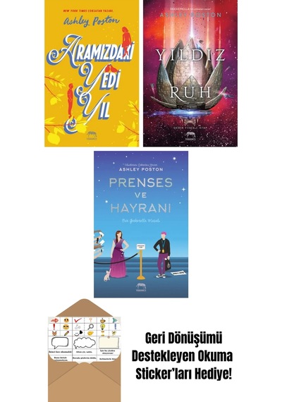 Aramızdaki Yedi Yıl + Yıldız Ruh Demir Yürek 2. Kitap + Kitap Kurdu Ve Çirkin