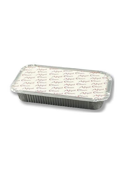Alüminyum Kapaklı Kap Tabak Kase Yemek Ve Salata 500gr 700 Adet