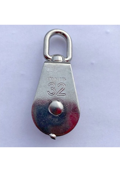 Paslanmaz Krom Tekli̇ Makara 32mm