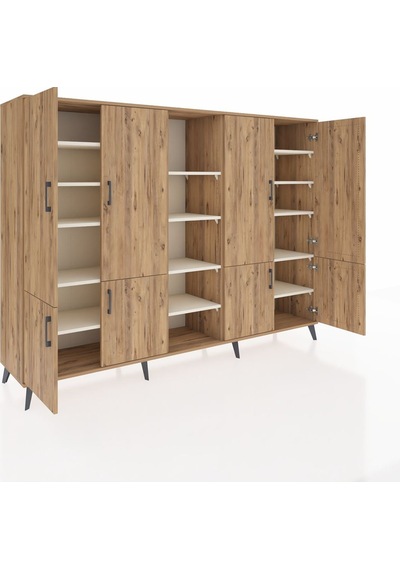 Hyperion Dolap 14 Raflı 8 Kapaklı 220x44x163 Çam-çam/aytaşı Çam-çam/aytaşı Hyperion Dolap 14 Raflı 8 Kapaklı 220x44x163 Çam-çam/aytaşı Çam-çam/aytaşı
