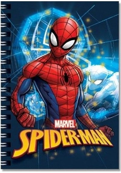Spiderman 80 Yaprak Çizgili A6 Not Defteri Spiralli Lisanslı - 3 Adet Diğer