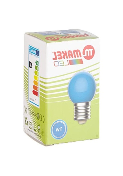 Led Gece Lambası, 1 W, Mavi 10c