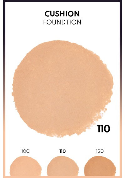 Note Cushion Foundation Spf 50 Pa++++ Yoğun Kapatıcı, Doğal Saten Bitişli Fondöten 110 Medium Orta