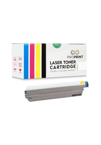 Proprint Oki MC770 45396301 MC770DN Sarı Uyumlu Toner