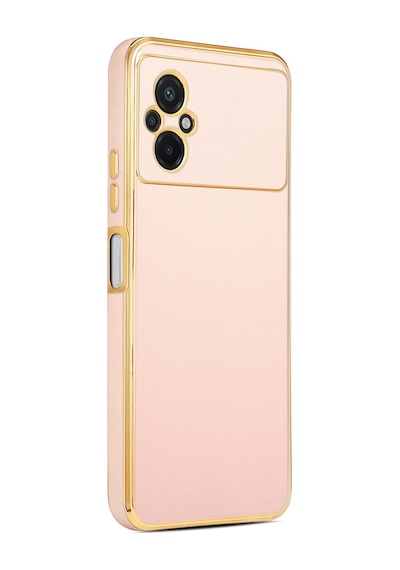 Zore Poco M5 Kılıf Ogaa Bark Kapak - Rose Gold