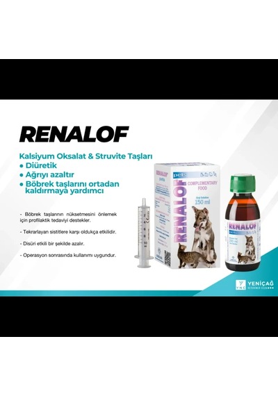 Catalysis Renf Pets 30 Ml- Kedi Ve Köpekte Böbrek - Idrar Yolu Taşları