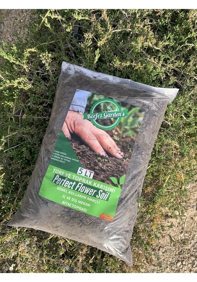 Körfez Garden S Torf Ve Toprak Saksı Çiçek Toprağı Besleyici Katkılı