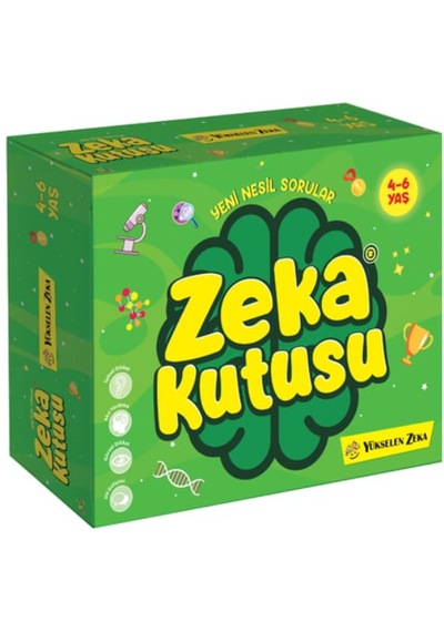 4-6 Yaş Zeka Kutusu Ve Cırt Cırtlı Kitap