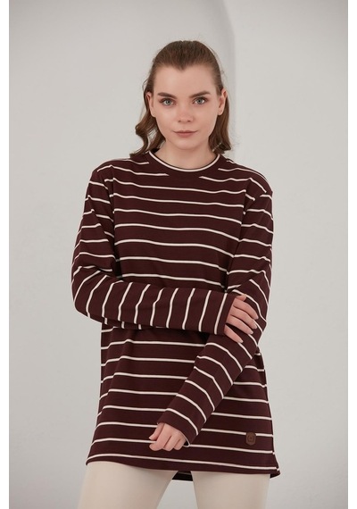Alexander Gardi Alexandergardı Çizgili Sweatshirt (E22-73201)