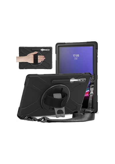 Galaxy Uyumlu Tab S8 Ultra Defender Standlı Koruyucu Kılıf