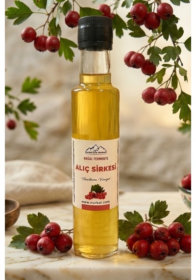 Nurbal Şifa Merkezi Alıç Sirkesi Ev Yapımı 250 ML