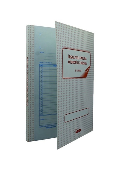 Uysal 20x28 3 Nüsha İrsaliyeli Fatura