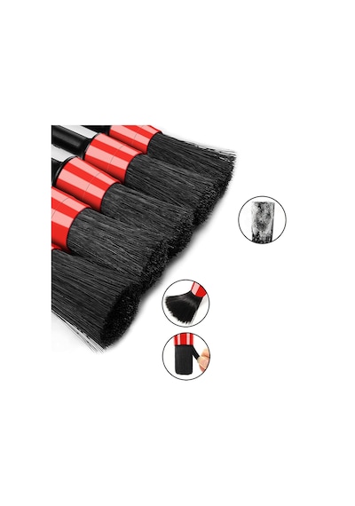 Zhltools Araç Detay Temizlik Fırça Seti 5 Parça Zt164