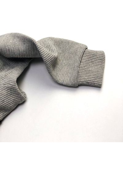 Erkek Çocuk Baskılı Sweatshirt ,gri %100 Pamuk Rahat Ve Yumuşak Gri