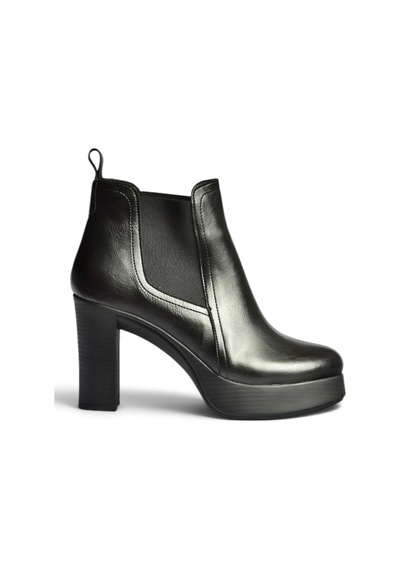 Fox Shoes Z996291509 Siyah Kalın Topuklu Kadın Bot