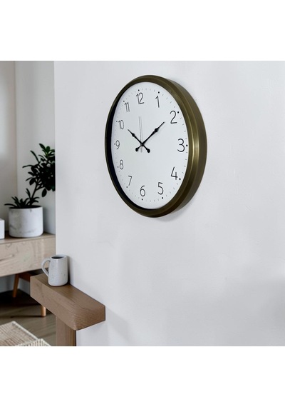 Eskitme Sade Dekoratif 52 X 52 Cm Duvar Saati Renkli