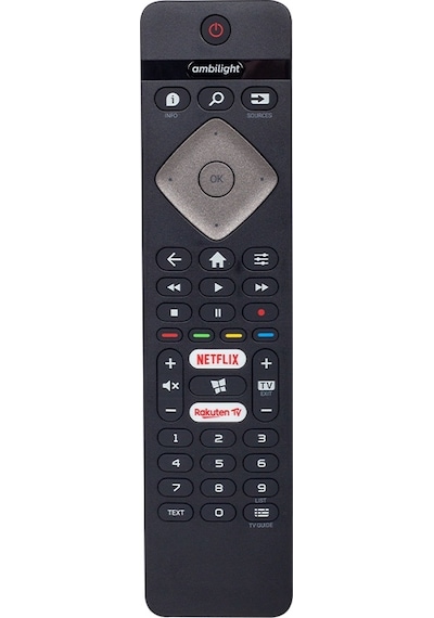 Philips Uyumlu Ambılıght Netflıx-rakuten Tv Tuşlu 43pus6504/62 Led Tv Kumandası