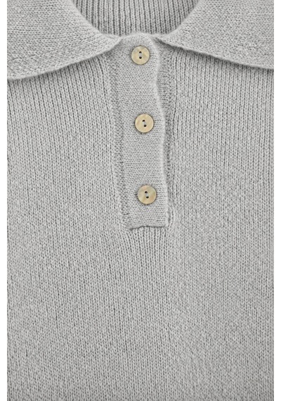 Genel Markalar Kadın Gri Basic Oversize Polo Yaka Yarım Pat Düğmeli Triko Kazak-27aj002 Gri 923050279 Gri Genel Markalar Kadın Gri Basic Oversize Polo Yaka Yarım Pat Düğmeli Triko Kazak-27aj002 Gri 923050279 Gri